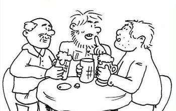 Oktoberfest Biertisch