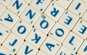 Scrabble Spiel Buchstaben