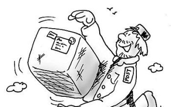 Leben eines Versandkartons