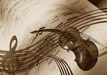 Violine und Noten
