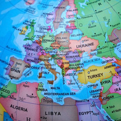 Karte von Europa