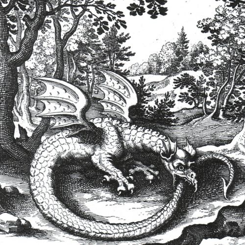 Krafttier Drache Lindwurm Ouroboros