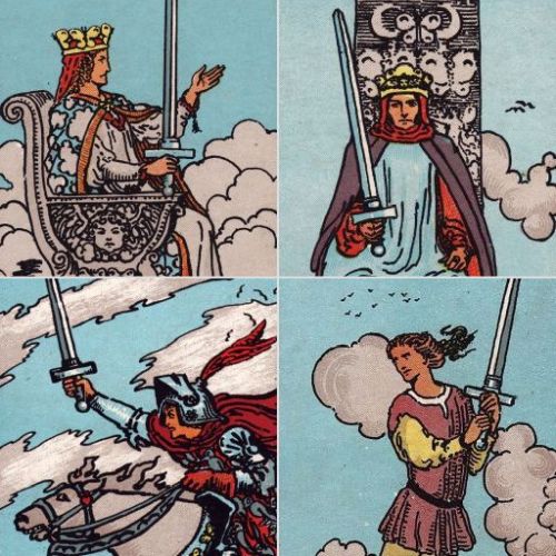 Court Cards of the Rider-Waite Tarot deck