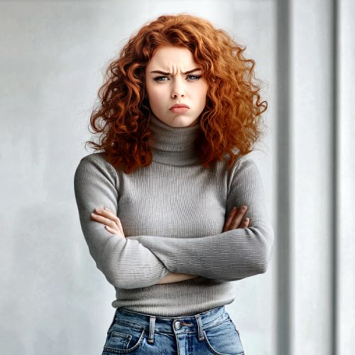 frustrated woman