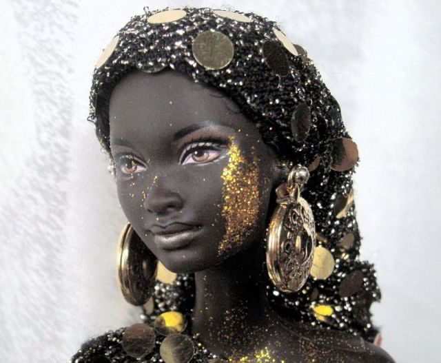 Afroamerikanische Barbie