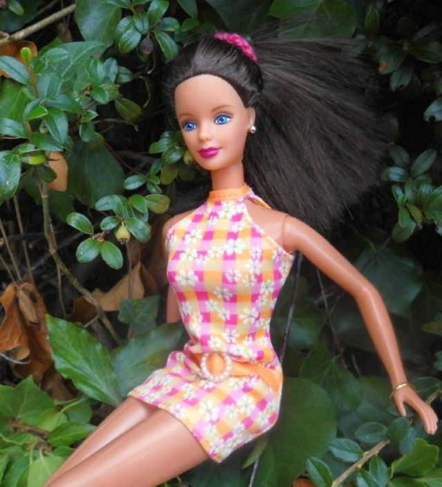 Pretty in Plaid Barbie Kestrel im Kleid